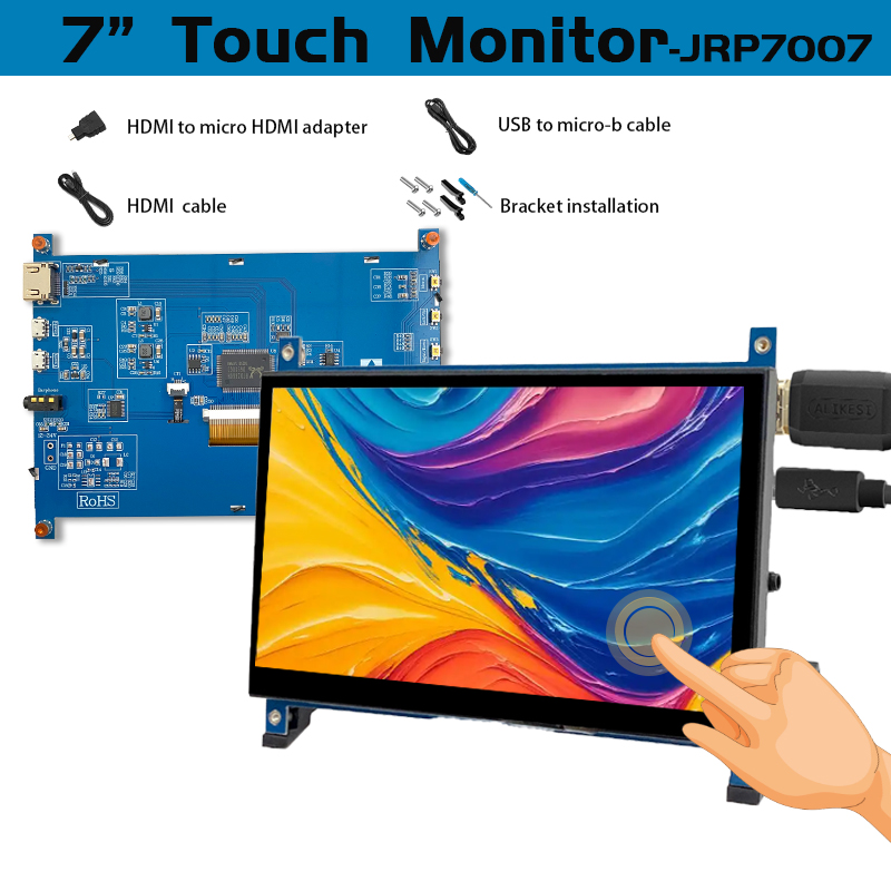 Raspberry Pi 4 - IPS 7 Zoll Bildschirm AIDA64 LCD