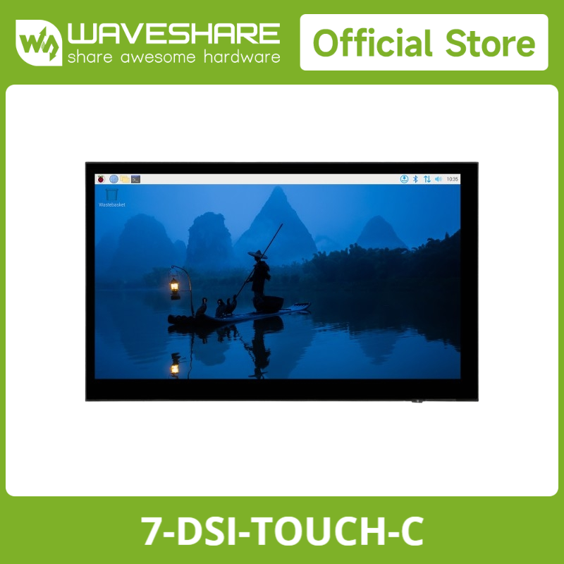 Raspberry Pi 5 - Waveshare 7-Zoll-DSI-Kapazitiver-Touchscreen für Raspberry Pi 5/CM5,