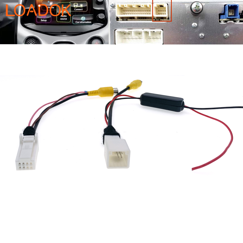 Pi Camera Cable - 8 Pin Autoradio Rückfahr kamera RCA