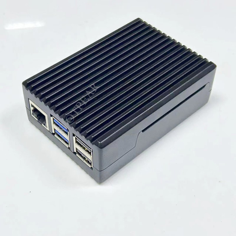 Pi 5 Case - Raspberry Pi 5 Aluminiumgehäuse Metallgehäuse für