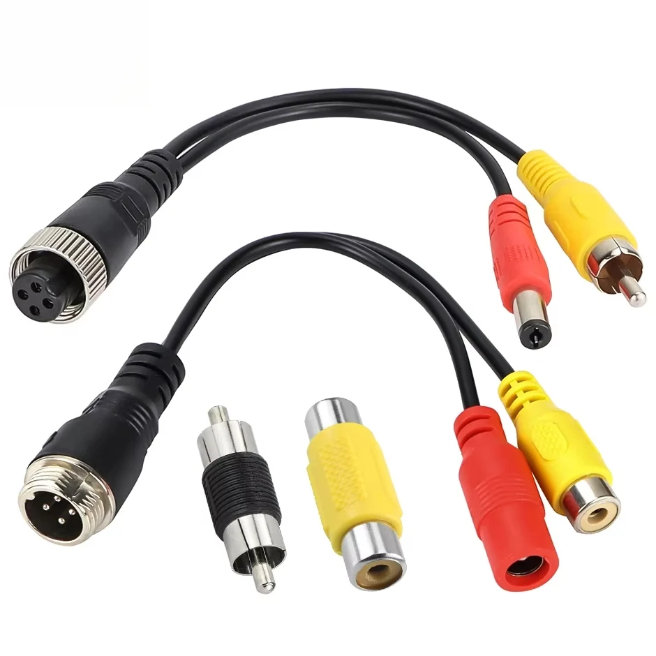 Pi Camera Cable - Ownice 4Pin Aviation Kopf Stecker/Buchse auf