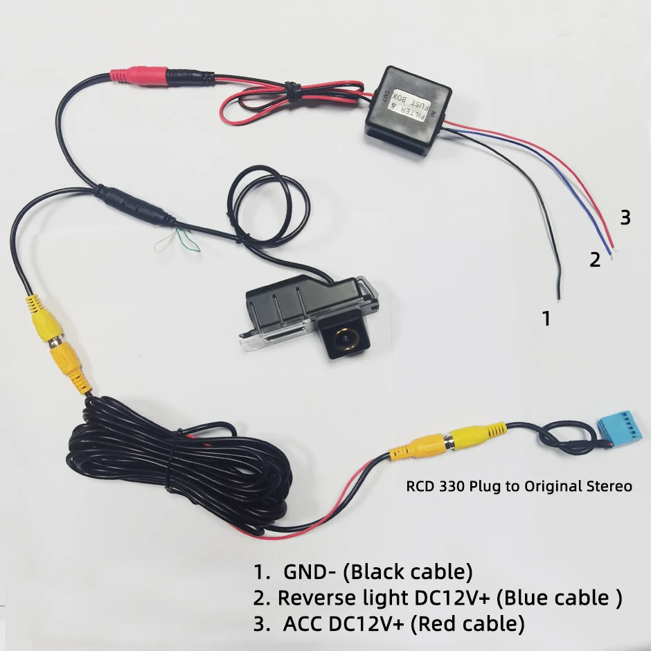 Pi Camera Cable - Auto Rückansicht Kamera Power Filter Gleichrichter