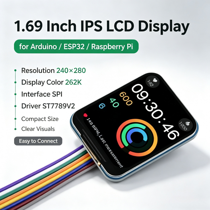 Pi Zero - 1,69 Zoll IPS LCD-Modul ST7789V2 Treiber