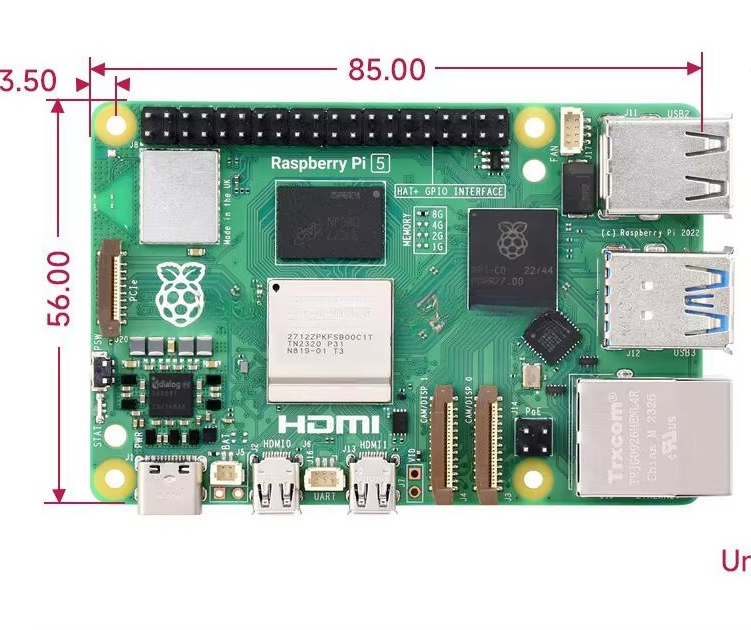 Raspberry Pi 5 - Raspberry Pi 5 mit Broadcom BCM2712