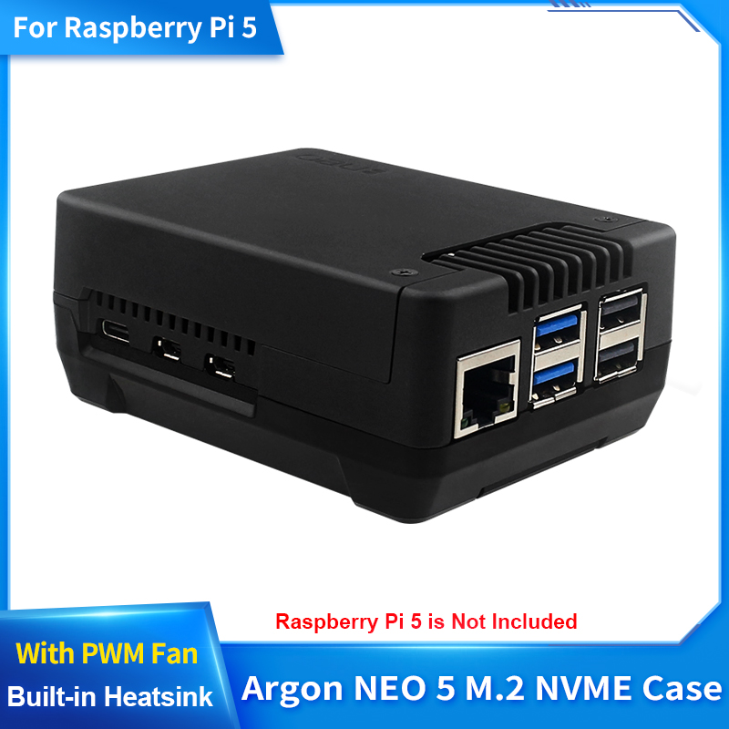Pi 5 Case - Argon NEO 5 M.2 NVME PCIE-Gehäuse