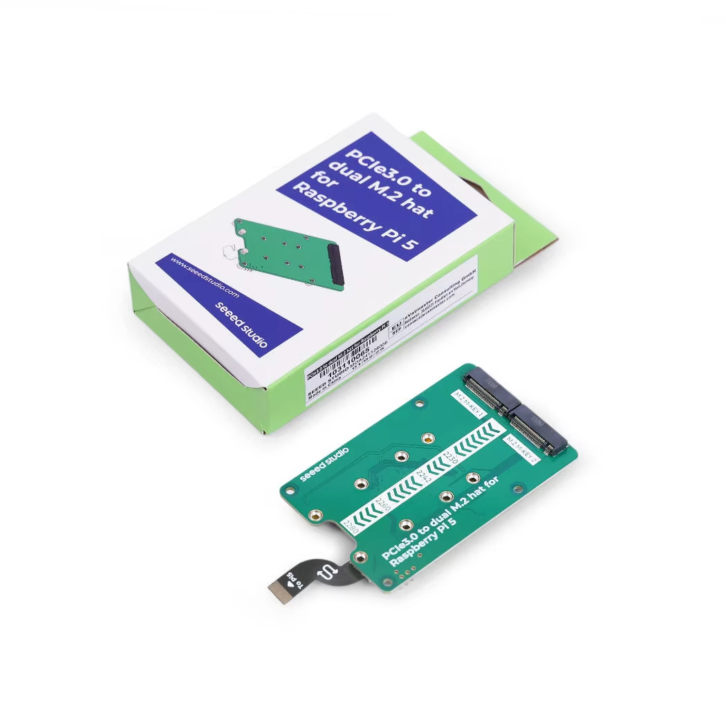 Raspberry Pi 5 - 103110065 PCIe3.0-Schalter auf Dual M.2 Hat