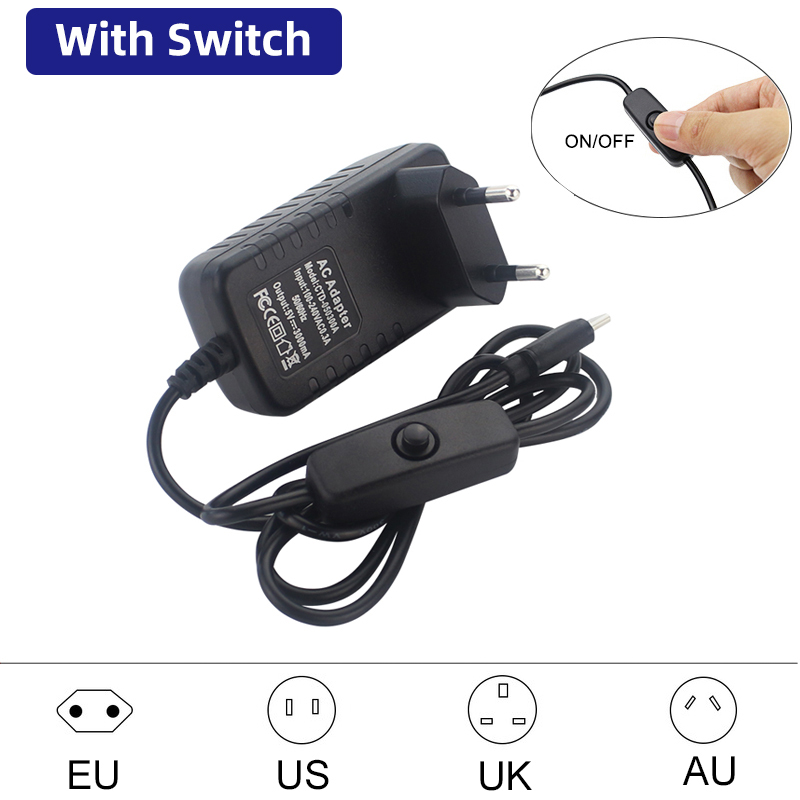 5 V 3 A Raspberry Pi 4 Netztei – Pi Power Supply Bewertung und Preis