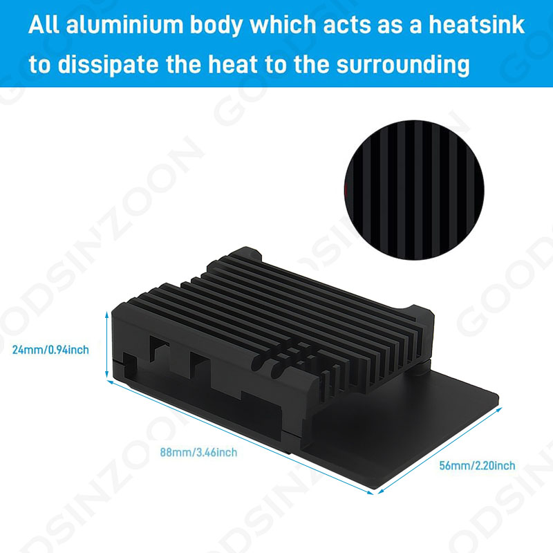 Raspberry Pi 5 Aluminium-Panze – Pi 5 Case Bewertung und Preis