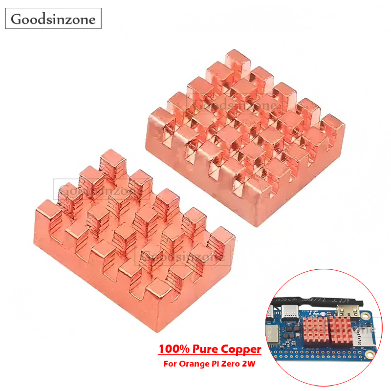 2 Stück Orange Pi Zero 2W Kupf – Pi Cooler Bewertung und Preis