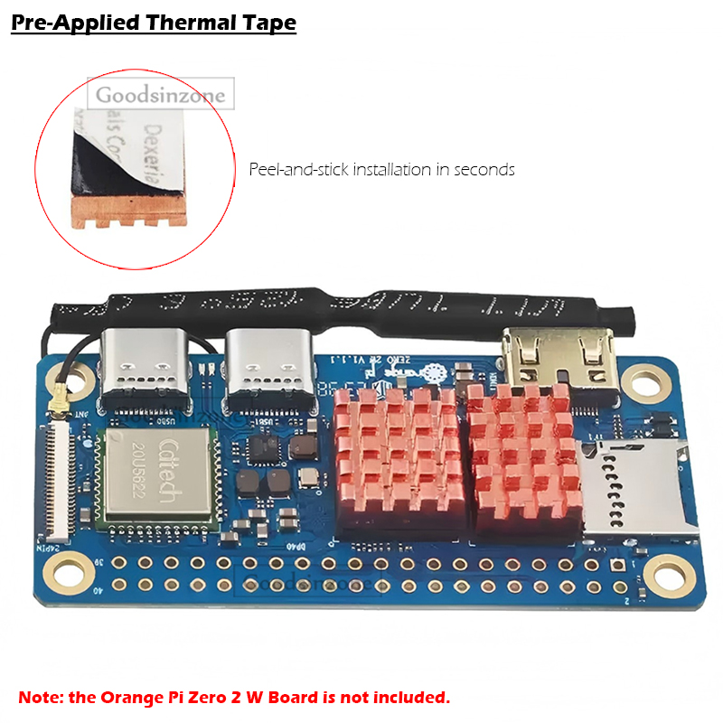 2 Stück Orange Pi Zero 2W Kupf – Pi Cooler Bewertung und Preis
