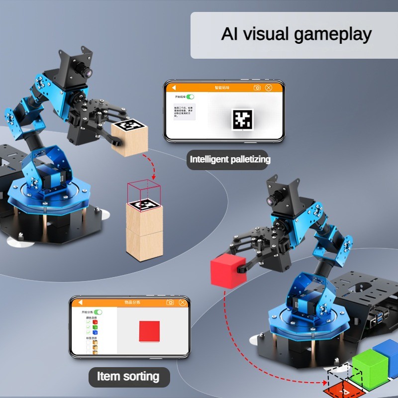 6-Achsen-Roboterarm mit Servok – Raspberry Pi 5 Bewertung und Preis