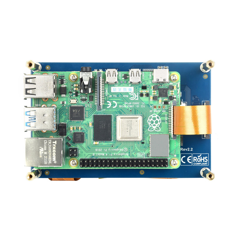 Raspberry Pi 4,3 Zoll DSI Disp – Pi 5 Case Bewertung und Preis