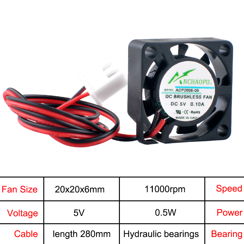 ANCHAOPU ACP2006 2cm 20mm Lüft – Pi Power Supply Bewertung und Preis