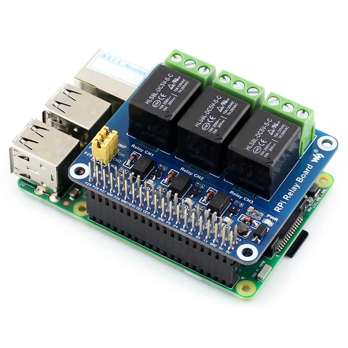 Waveshare 5V 3-Kanal-Relaismod – Pi Zero Bewertung und Preis