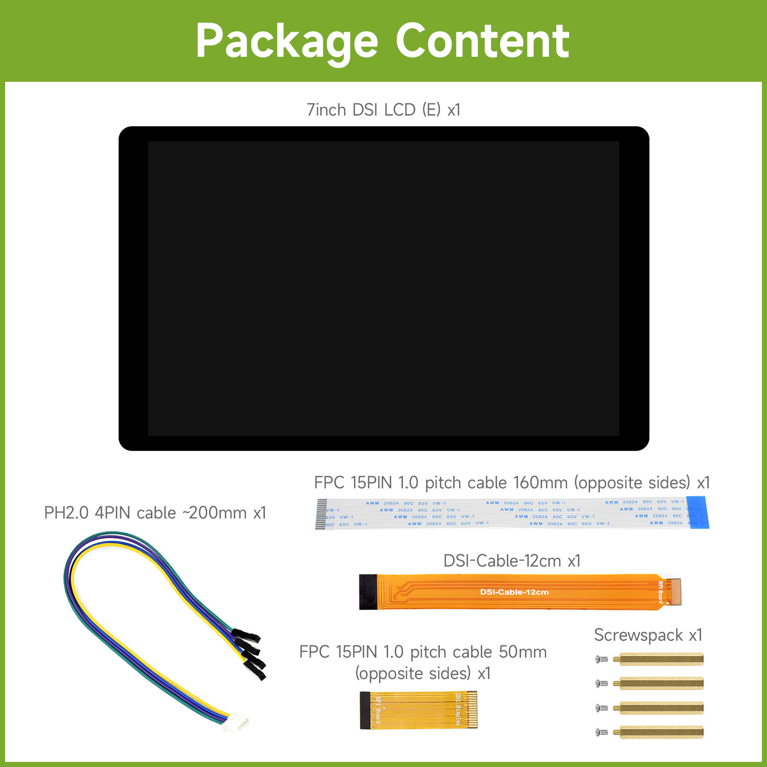 7-Zoll DSI LCD (E) Waveshare K – Pi Display Bewertung und Preis
