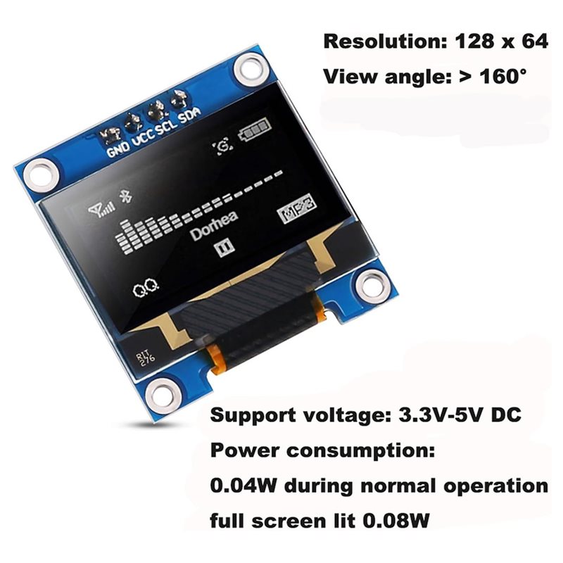 A37T-4Pcs 0,96 Zoll OLED-Anzei – Pi Display Bewertung und Preis