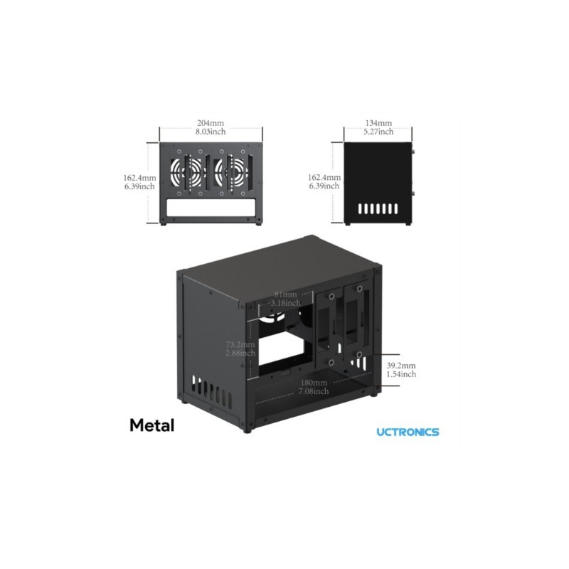 UCTRONICS Raspberry Pi Cluster – Raspberry Pi 4 Bewertung und Preis